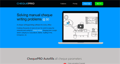 Desktop Screenshot of chequepro.com